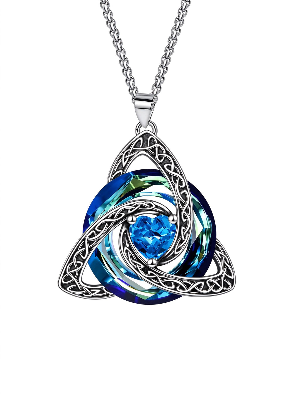 Birthstone Celtic Knot Necklace