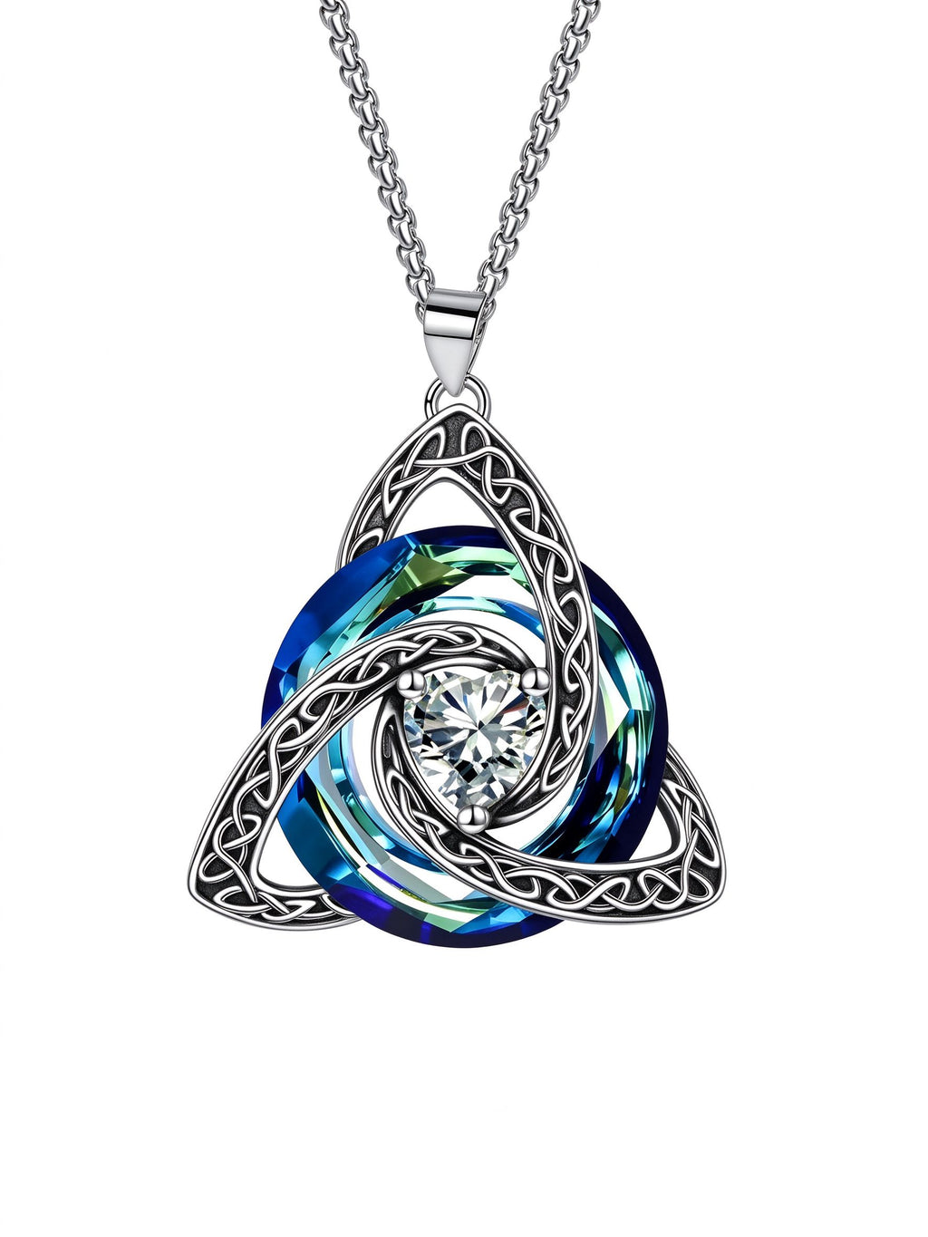 Birthstone Celtic Knot Necklace