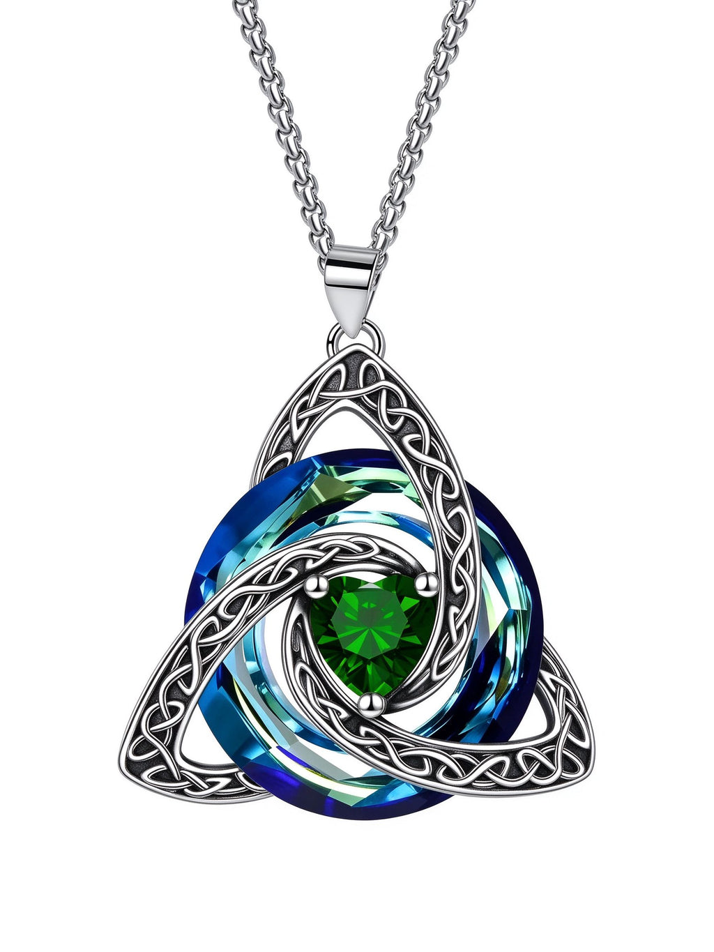 Birthstone Celtic Knot Necklace
