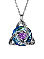 Birthstone Celtic Knot Necklace