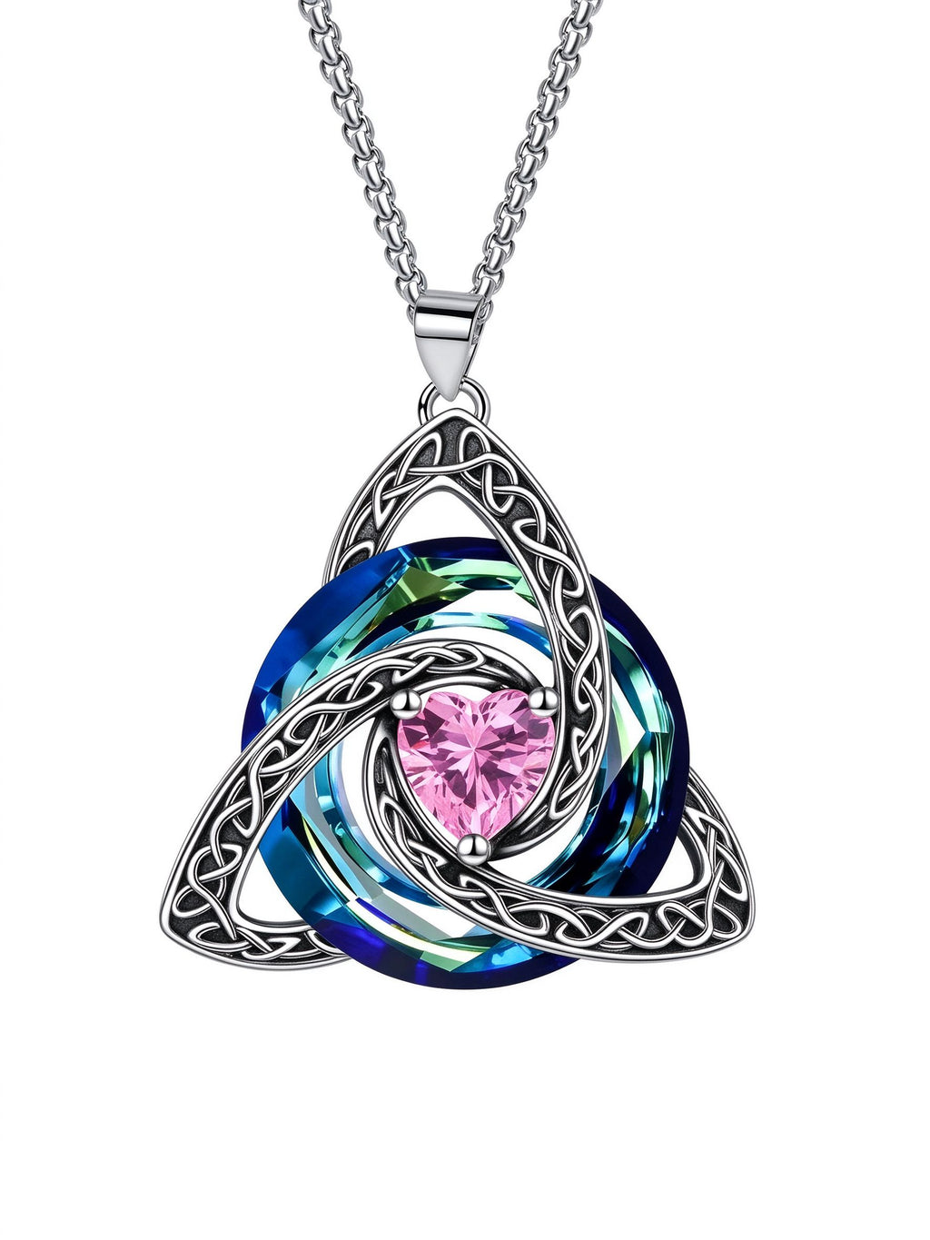 Birthstone Celtic Knot Necklace