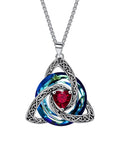 Birthstone Celtic Knot Necklace