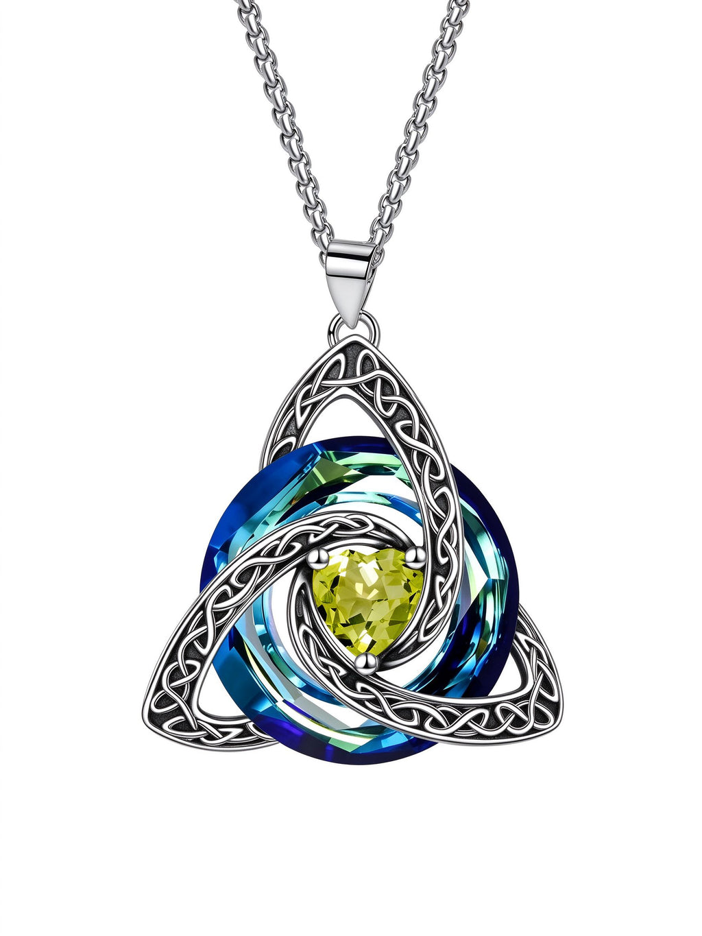 Birthstone Celtic Knot Necklace