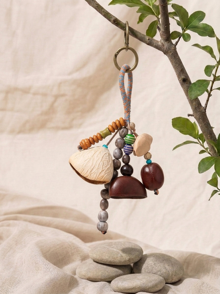 Natural Nut  Fruit Shell Rattle Shaker