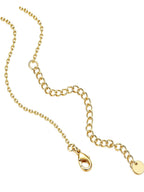 18K Gold-Plated CZ Station Choker Necklace