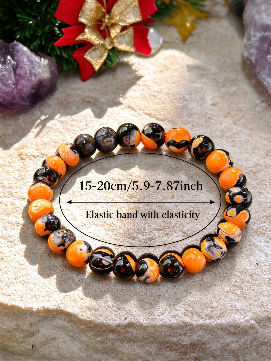 Fire Agate Energy Bracelet - 8mm