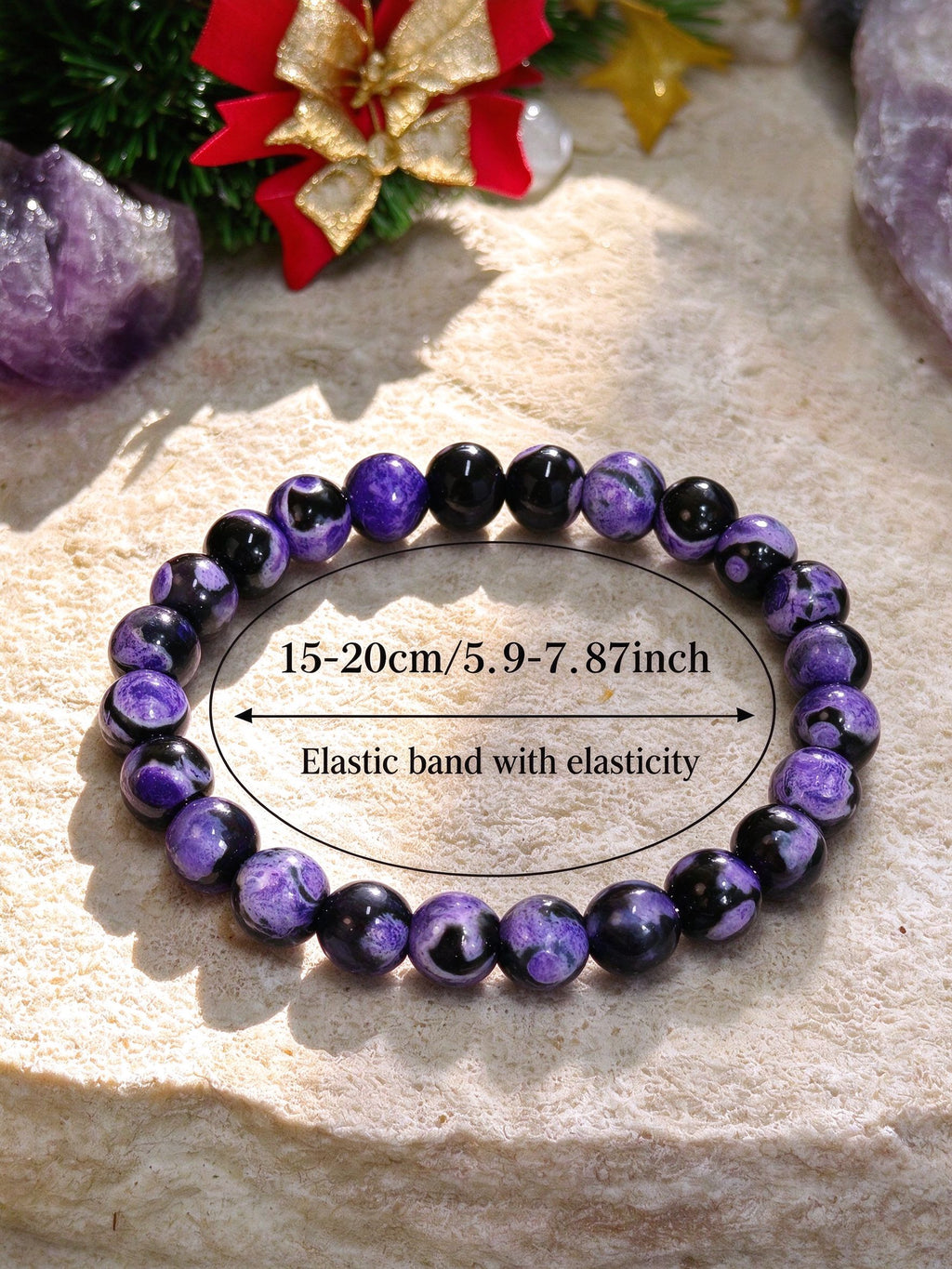 Fire Agate Energy Bracelet - 8mm